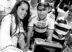 With my idol Mark Cavendish in the Tour de San Luis Argentina