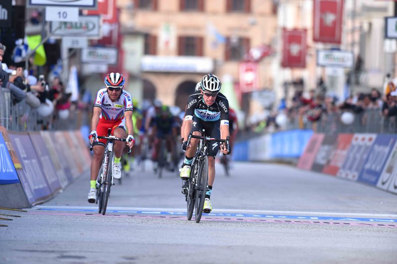 Tirreno-Adriatico - stage 4 - Cycling: 50th Tirreno - Adriatico 2015 / Stage 4
URAN Rigoberto (Col)/ RODRIGUEZ Joaquim (Esp)/
Indicatore - Castelraimondo (226Km)/
Stage Rit /(c) Tim De Waele
