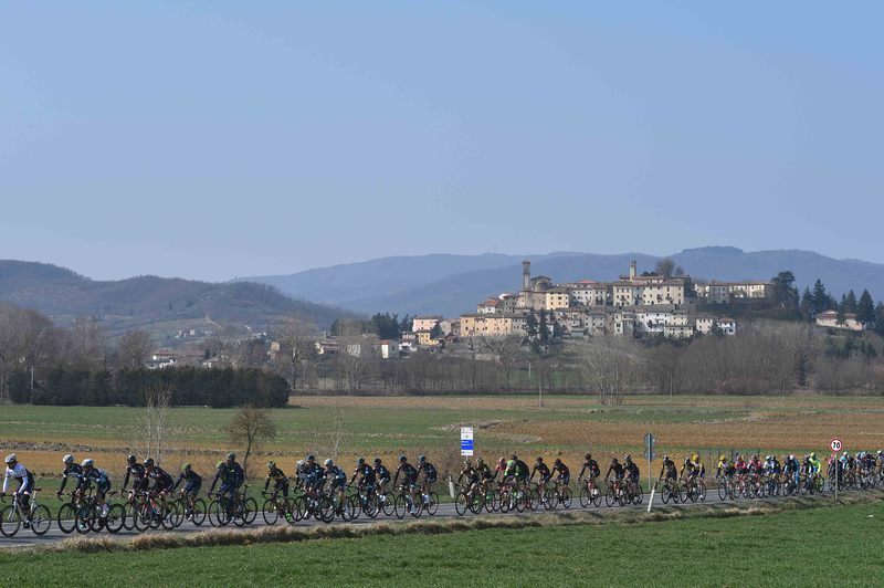 Tirreno-Adriatico - stage 4 - Cycling: 50th Tirreno - Adriatico 2015 / Stage 4 
Illustration Illustratie / Peleton Peloton / MONTERCHI City Ville Stad / Landscape Paysage Landschap / 
Indicatore (Arezzo) - Castelraimondo (226Km)/ 
Stage Rit /(c) Tim De Waele
