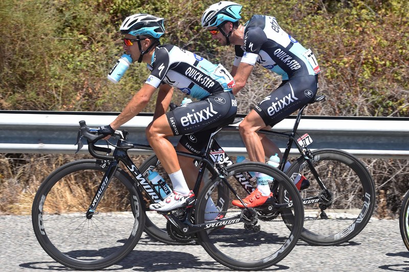 Vuelta a España - stage 4 - Cycling: 70th Tour of Spain 2015 / Stage 4
BRAMBILLA Gianluca (ITA)/ SERRY Pieter (BEL)/ 
Estepona - Vejer de la Frontera (209.6Km)/
Vuelta Tour d'Espagne Ronde van Spanje / Etape Rit /(c) Tim De Waele