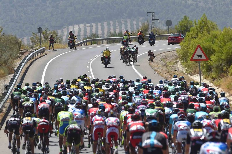 Vuelta a España - stage 7 - Cycling: 70th Tour of Spain 2015 / Stage 7
Illustration Illustratie/ Peloton Peleton/ Landscape Paysage/ 
Jodar-La Alpujarra (191.1Km)/ 
Rit Etappe / Vuelta Tour d'Espagne Ronde van Spanje /(c)Tim De Waele 
