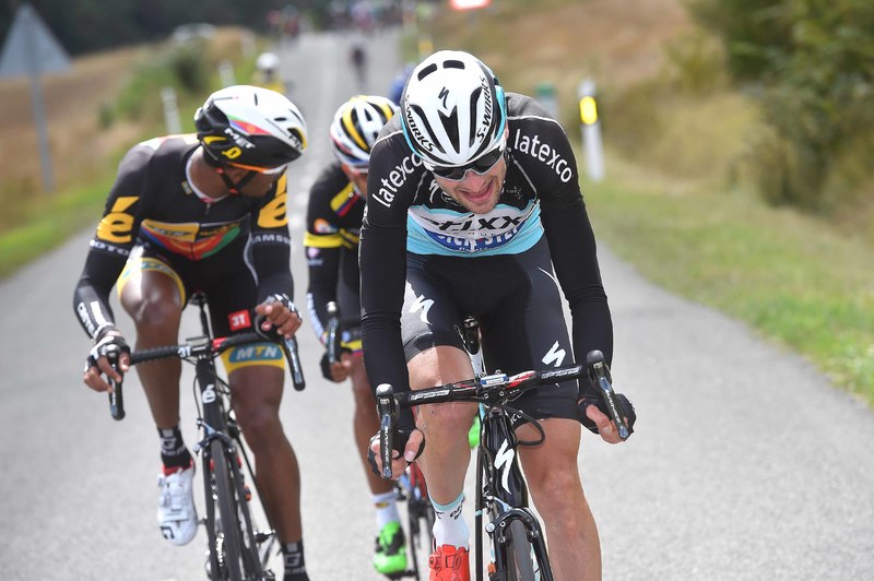 Vuelta a España - stage 14 - Cycling: 70th Tour of Spain 2015 / Stage 14
SERRY Pieter (BEL)/ QUINTERO Carlos (COL)/ BERHANE Natnael (ERI)/ 
Vitoria-Alto Campoo. Fuente del Chivo 1980m (215Km)/
Rit Etape / Vuelta Tour d'Espagne Ronde van Spanje /(c)Tim De Waele 