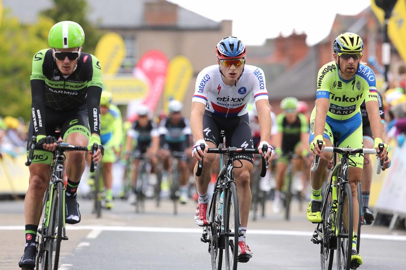 Tour of Britain - rit 1 - Cycling: 12th Tour of Britain 2015/ Stage 1
Arrival/  VAKOC Petr (Cze)/
Beaumaris Anglesey - Wrexham (177.7Km)/
Rit Etape / Tour of Britain /(c)Tim De Waele 