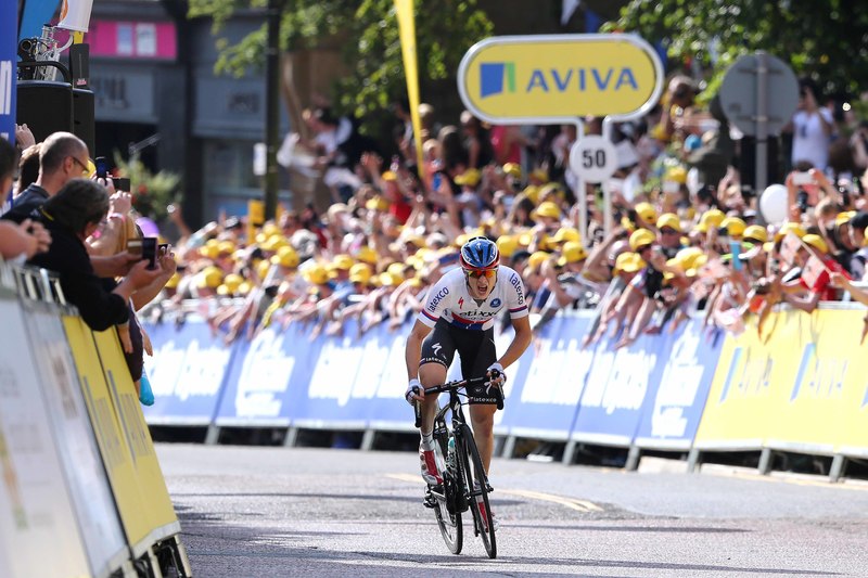 Tour of Britain - stage 2 - Cycling: 12th Tour of Britain 2015/ Stage 2
Arrival/ VAKOC Petr (CZE)/
Clitheroe - Colne (159.3Km)/
Rit Etape / Tour of Britain /(c)Tim De Waele 