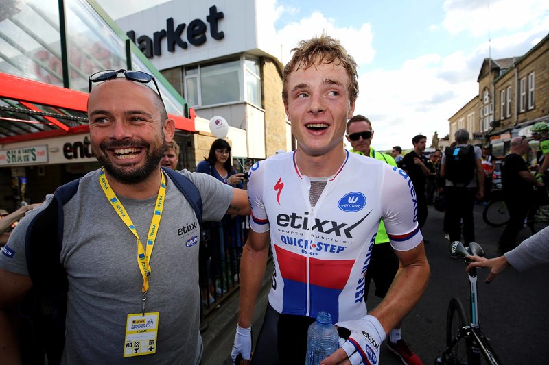 Tour of Britain - stage 2 - Cycling: 12th Tour of Britain 2015/ Stage 2
Arrival/ VAKOC Petr (CZE) 
Clitheroe - Colne (159.3Km)/
Rit Etape / Tour of Britain /(c)Tim De Waele 