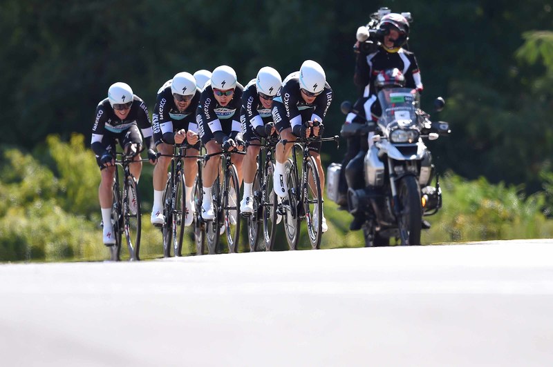 World Championships TTT - Cycling: Road World Championships 2015/ TTT Elite Men
Team ETIXX - QUICK STEP (BEL)/ BOONEN Tom (BEL)/ KWIATKOWSKI Michal (POL)/ LAMPAERT Yves (BEL)/ MARTIN Tony (GER)/ TERPSTRA Niki (NED)/ URAN URAN Rigoberto (COL)/
Richmond - Richmond (38.8Km)/
Team Tim