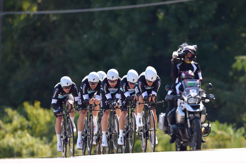 World Championships TTT - Cycling: Road World Championships 2015/ TTT Elite Men
Team ETIXX - QUICK STEP (BEL)/ BOONEN Tom (BEL)/ KWIATKOWSKI Michal (POL)/ LAMPAERT Yves (BEL)/ MARTIN Tony (GER)/ TERPSTRA Niki (NED)/ URAN URAN Rigoberto (COL)/
Richmond - Richmond (38.8Km)/
Team Tim