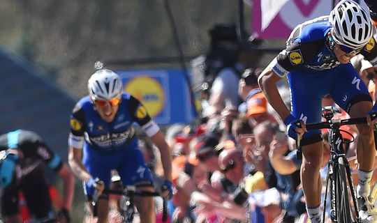 Alaphilippe and Martin finish on Flèche Wallonne podium