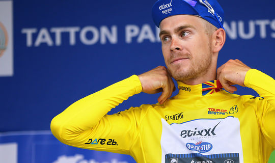 Tour of Britain: Vermote in yellow ahead of queen-stage