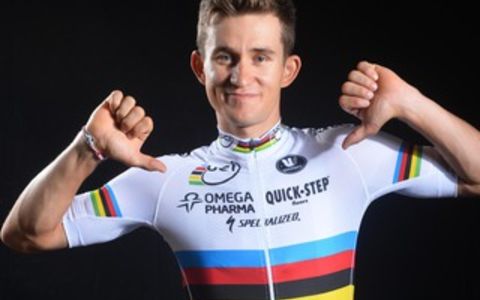 Michal Meets the Rainbow Jersey