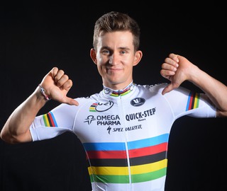 Michal Meets the Rainbow Jersey