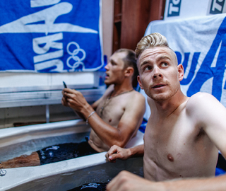 Cool Bath Beats the Heat & Stress