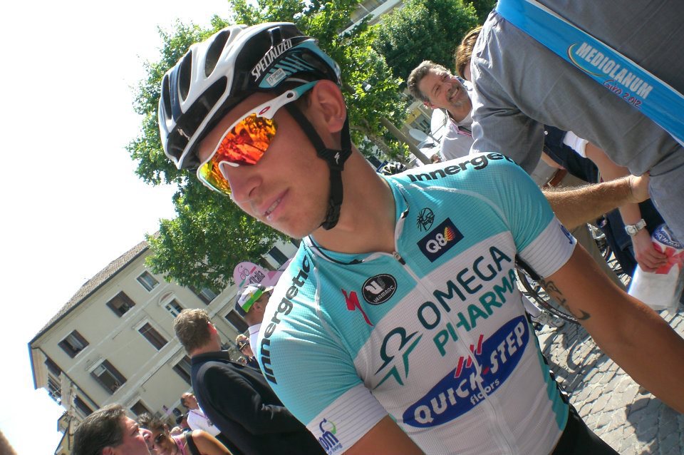 Marco Bandiera in Treviso, at the start of the 19th stage of Giro d'Italia 2012