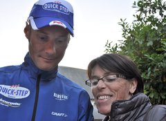 Tom Boonen tijdens de voorstelling Ronde vanBelgië 2011 