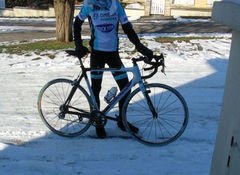 1ère entraînement avec le maillot d'OPQS First training with my new kit :) 