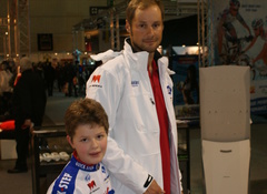 Bjarne en Tom Boonen op Vellofolies januari 2011
