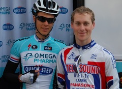 With Niki Terpstra winner of Dwars door Vlaanderen 