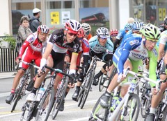 Concentration au Tour de Suisse à Delémont/Delsberg