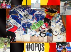 les maillots de quick step et de omega pharma quick step de 2008 a 2012 plus photo de moi et de sylvain Chavanel ainsi que Jérome Pineau