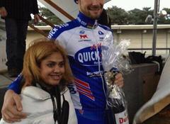 samen met mijn aller grootste superidool Tom boonen 