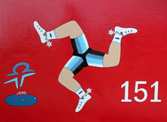 OPQS Manx Missile Tour de France Tribute Flag