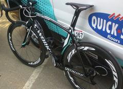 Bicicleta de Zdenek Stybar en La Vuelta España el día de la victoria en la 7ª etapa.