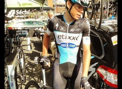 David de la Cruz ready to start de last stage at Volta Catalunya 2015