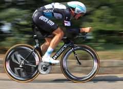 Tijdrit Eneco tour, welke renner is dit?