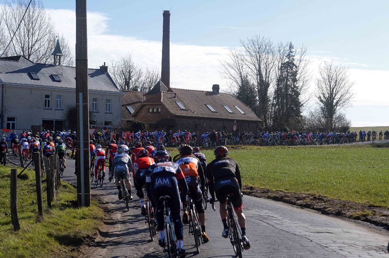 Omloop Het Nieuwsblad - Cycling: 70th Omloop Het Nieuwsblad 2015 
Illustration Illustratie / Peleton Peloton / Landscape Paysage Landschap / 
Gent - Gent (200Km)/ 
Flanders Classics /(c) Tim De Waele
