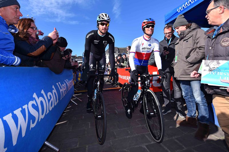 Omloop Het Nieuwsblad - Cycling: 70th Omloop Het Nieuwsblad 2015 
VAN KEIRSBULCK Guillaume (BEL)/ STYBAR Zdenek (CZE)/ 
Gent - Gent (200Km)/ 
Flanders Classics (c) Tim De Waele
