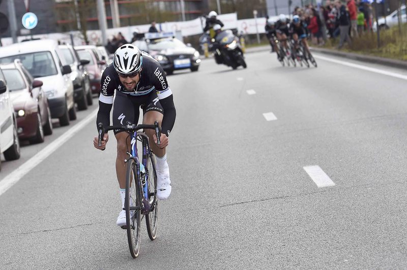 Omloop Het Nieuwsblad - Cycling: 70th Omloop Het Nieuwsblad 2015  
BOONEN Tom (BEL)/ STANNARD Ian (GBR)/ TERPSTRA Niki (NED)/ VANDENBERGH Stijn (BEL)/ 
Gent - Gent (200Km)/ 
Flanders Classics pool VKA/ (c) Tim De Waele
