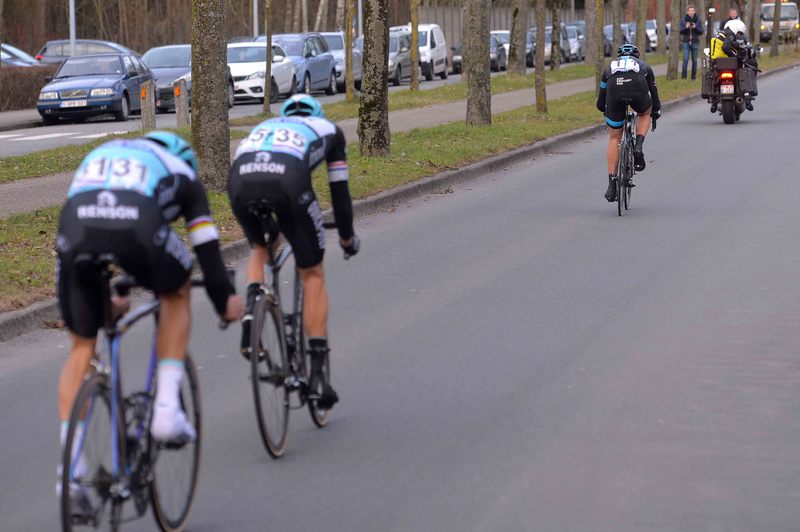 Omloop Het Nieuwsblad - Cycling: 70th Omloop Het Nieuwsblad 2015 
STANNARD Ian (GBR)/ BOONEN Tom (BEL)/ TERPSTRA Niki (NED)/ 
Gent - Gent (200Km)/ 
Flanders Classics /(c) Tim De Waele
