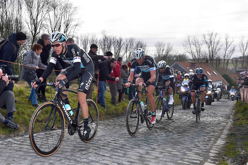 Omloop Het Nieuwsblad - Cycling: 70th Omloop Het Nieuwsblad 2015 
TERPSTRA Niki (NED)/ VANDENBERGH Stijn (BEL)/ BOONEN Tom (BEL)/ STANNARD Ian (GBR)/ Molenberg / 
Gent - Gent (200Km)/ 
Flanders Classics /(c) Tim De Waele
