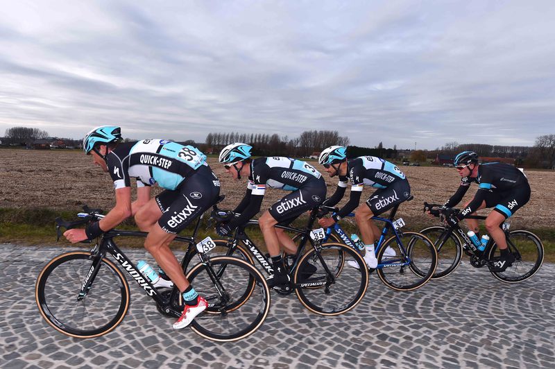 Omloop Het Nieuwsblad - Cycling: 70th Omloop Het Nieuwsblad 2015 
VANDENBERGH Stijn (BEL)/ TERPSTRA Niki (NED)/ BOONEN Tom (BEL)/ STANNARD Ian (GBR)/ 
Gent - Gent (200Km)/ 
Flanders Classics /(c) Tim De Waele
