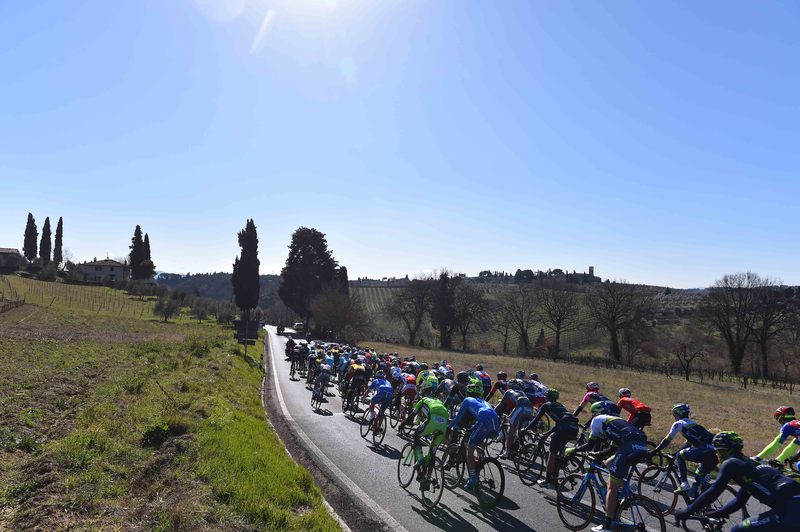 Strade Bianche - Cycling: 9th Strade Bianche 2015  
Illustration Illustratie / Peleton Peloton / Landscape Paysage Landschap / 
San Gimignano- Siena (200Km)
Eroica (c) Tim De Waele
