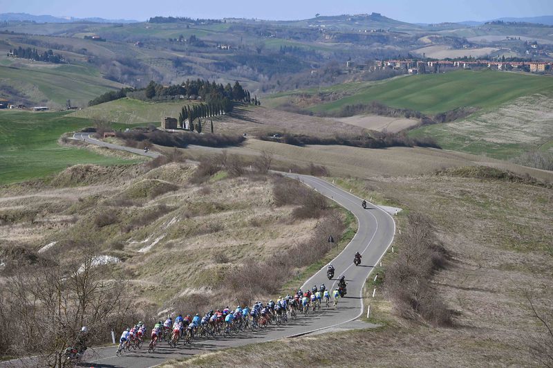 Strade Bianche - Cycling: 9th Strade Bianche 2015  
Illustration Illustratie / Peleton Peloton / Landscape Paysage Landschap / 
San Gimignano- Siena (200Km)
Eroica (c) Tim De Waele

