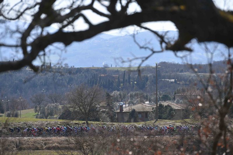 Strade Bianche - Cycling: 9th Strade Bianche 2015  
Illustration Illustratie / Peleton Peloton / Landscape Paysage Landschap / 
San Gimignano- Siena (200Km)
Eroica (c) Tim De Waele
