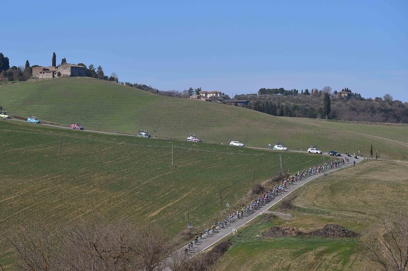 Strade Bianche - Cycling: 9th Strade Bianche 2015  
Illustration Illustratie / Peleton Peloton / Landscape Paysage Landschap / 
San Gimignano- Siena (200Km)
Eroica (c) Tim De Waele
