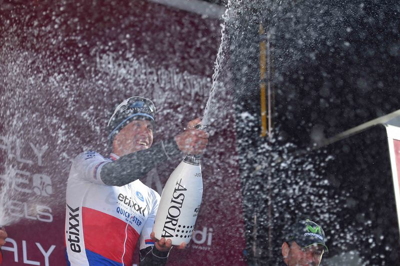 Strade Bianche - Cycling: 9th Strade Bianche 2015  
Podium / Zdenek STYBAR (Cze) Champagne Celebration Joie Vreugde / 
San Gimignano- Siena (200Km)
Eroica (c) Tim De Waele

