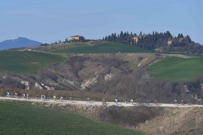 Strade Bianche - Cycling: 9th Strade Bianche 2015  
Illustration Illustratie / Peleton Peloton / Landscape Paysage Landschap / 
San Gimignano- Siena (200Km)
Eroica (c) Tim De Waele
