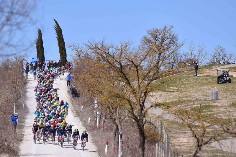 Strade Bianche - Cycling: 9th Strade Bianche 2015  
Illustration Illustratie / Peleton Peloton / Landscape Paysage Landschap / 
San Gimignano- Siena (200Km)
Eroica (c) Tim De Waele

