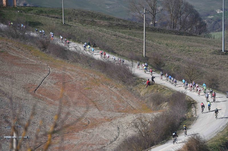 Strade Bianche - Cycling: 9th Strade Bianche 2015  
Illustration Illustratie / Peleton Peloton / Landscape Paysage Landschap / 
San Gimignano- Siena (200Km)
Eroica (c) Tim De Waele
