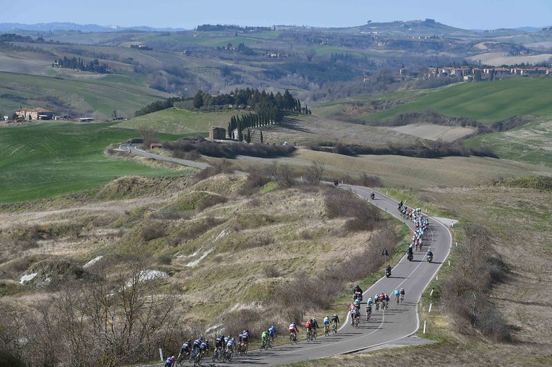 Strade Bianche - Cycling: 9th Strade Bianche 2015  
Illustration Illustratie / Peleton Peloton / Landscape Paysage Landschap / 
San Gimignano- Siena (200Km)
Eroica (c) Tim De Waele

