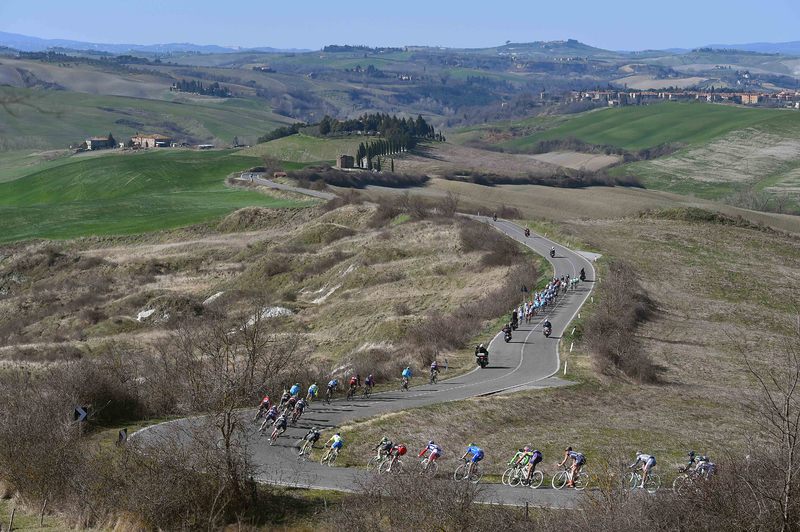 Strade Bianche - Cycling: 9th Strade Bianche 2015  
Illustration Illustratie / Peleton Peloton / Landscape Paysage Landschap / 
San Gimignano- Siena (200Km)
Eroica (c) Tim De Waele
