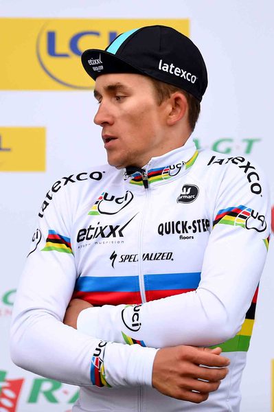 Paris-Nice - stage 6 - Cycling: 73th Paris - Nice 2015 / Stage 6/
Podium / KWIATKOWSKI Michal (Pol) /
Vence - Nice (184,5Km)/ 
PN Etape Rit Parijs /(c) Tim De Waele
