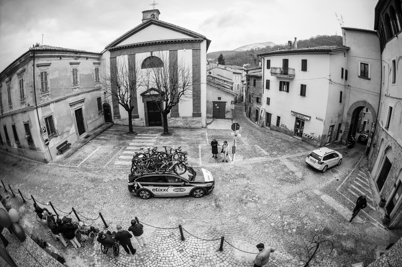 Tirreno-Adriatico - snow on the Terminillo  - Photo: Iri Greco / BrakeThrough Media