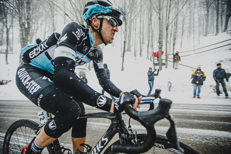 Tirreno-Adriatico - snow on the Terminillo  - Photo: Iri Greco / BrakeThrough Media