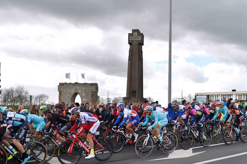 Driedaagse De Panne - Koksijde - stage 1 - Cycling: 39th 3 Days De Panne 2015 / Stage 1
Illustration Illustratie / Ijzertoren WOI meomorial / Peleton Peloton / Landscape Paysage Landschap / 
De Panne - Zottegem (201,6Km)/ 
Daagse Jours / Rit Etape © Tim De Waele
