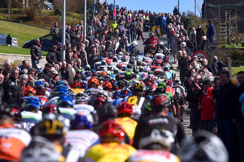 Driedaagse De Panne - Koksijde - stage 1 - Cycling: 39th 3 Days De Panne 2015 / Stage 1
Illustration Illustratie / Peleton Peloton / Berendries / Landscape Paysage Landschap / 
De Panne - Zottegem (201,6Km)/ 
Daagse Jours / Rit Etape © Tim De Waele
