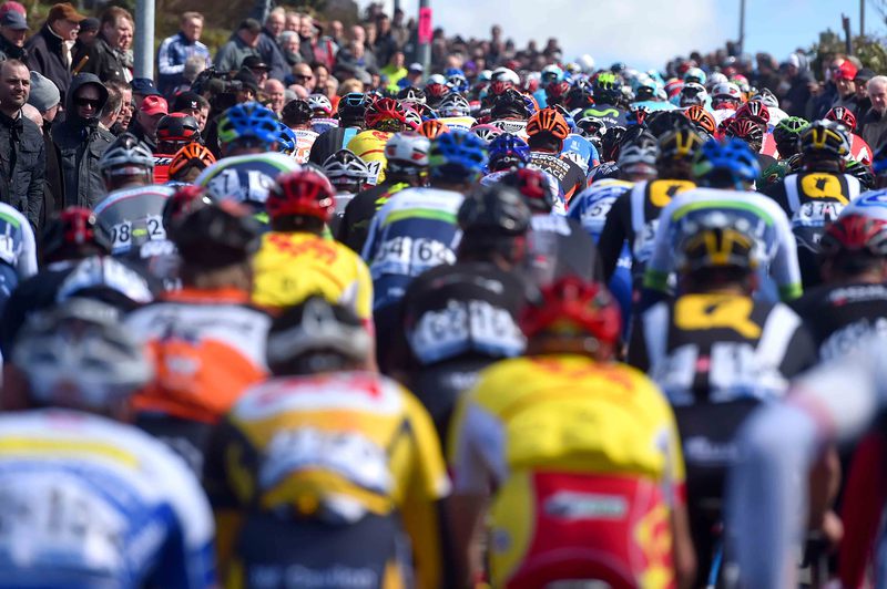 Driedaagse De Panne - Koksijde - stage 1 - Cycling: 39th 3 Days De Panne 2015 / Stage 1
Illustration Illustratie / Peleton Peloton / Berendries / Landscape Paysage Landschap / 
De Panne - Zottegem (201,6Km)/ 
Daagse Jours / Rit Etape © Tim De Waele
